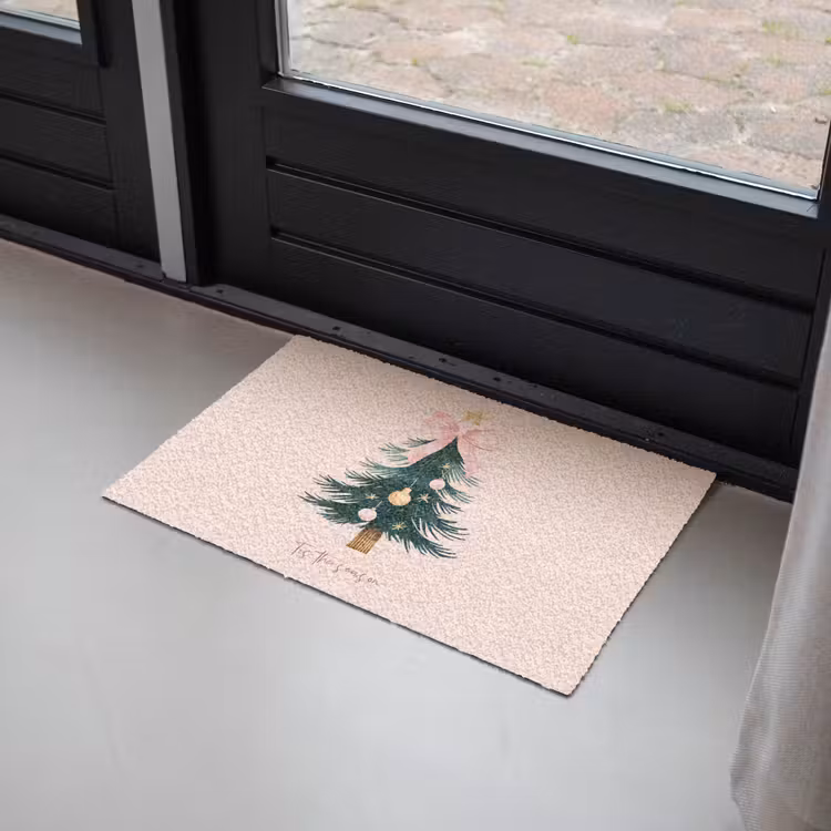Christmas Season - Kerst - Kerstboom - Roze Deurmat klein -sfeer2