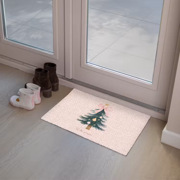 Christmas Season - Kerst - Kerstboom - Roze Deurmat klein -sfeer3