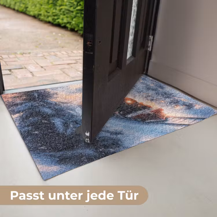 Kersttrein - Sneeuw - Winter - Kerst Deurmat klein -USP_DE