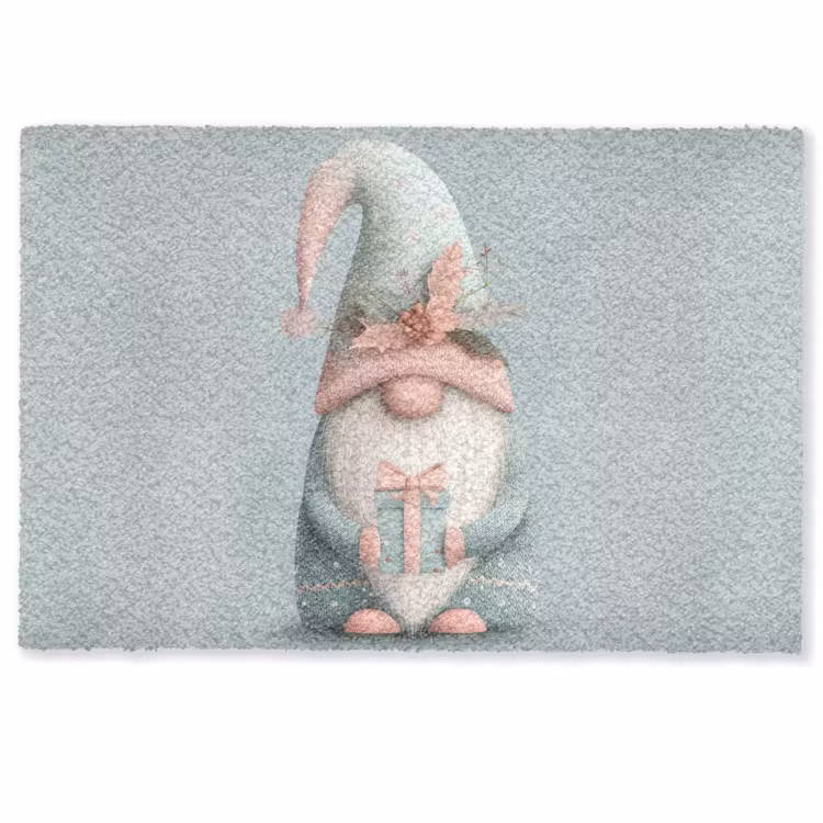Kerstgnome - Cadeau - Groen Deurmat klein -zkaufland3d