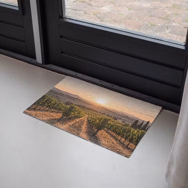 Wijngaard - Zonsondergang - Landschap Deurmat klein -sfeer2