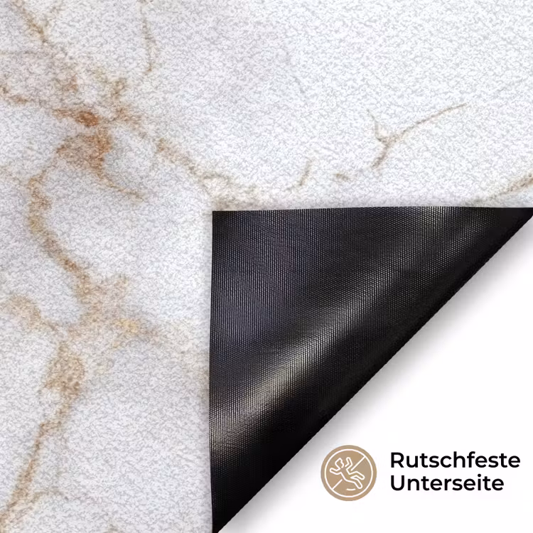 Wit - Goud - Marmer - Grijs Deurmat klein 898 -antislip_DE