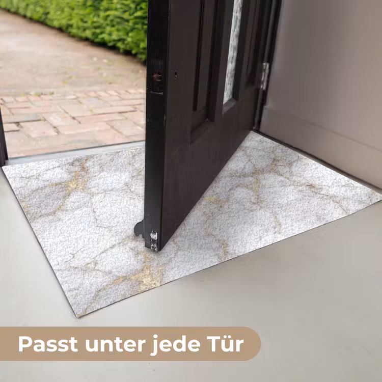 Wit - Goud - Marmer - Grijs Deurmat klein 898 -USP_DE