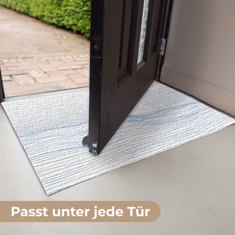 Golf - Brekende - Natuur - Minimalistisch - Blauw Deurmat klein -USP_DE