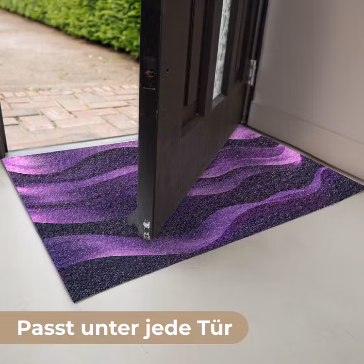 Golven - Abstract - Paars Deurmat klein -USP_DE
