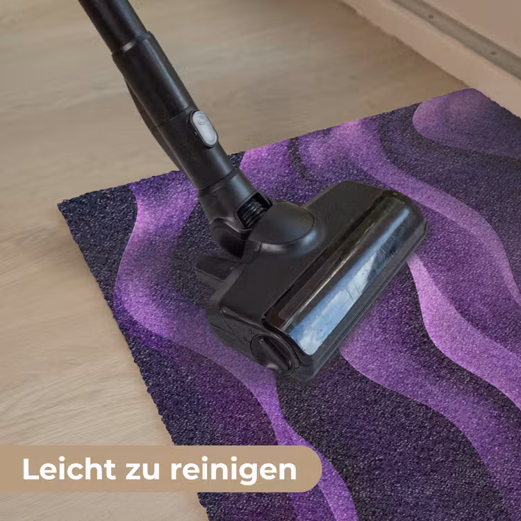 Golven - Abstract - Paars Deurmat klein -reinigen_DE