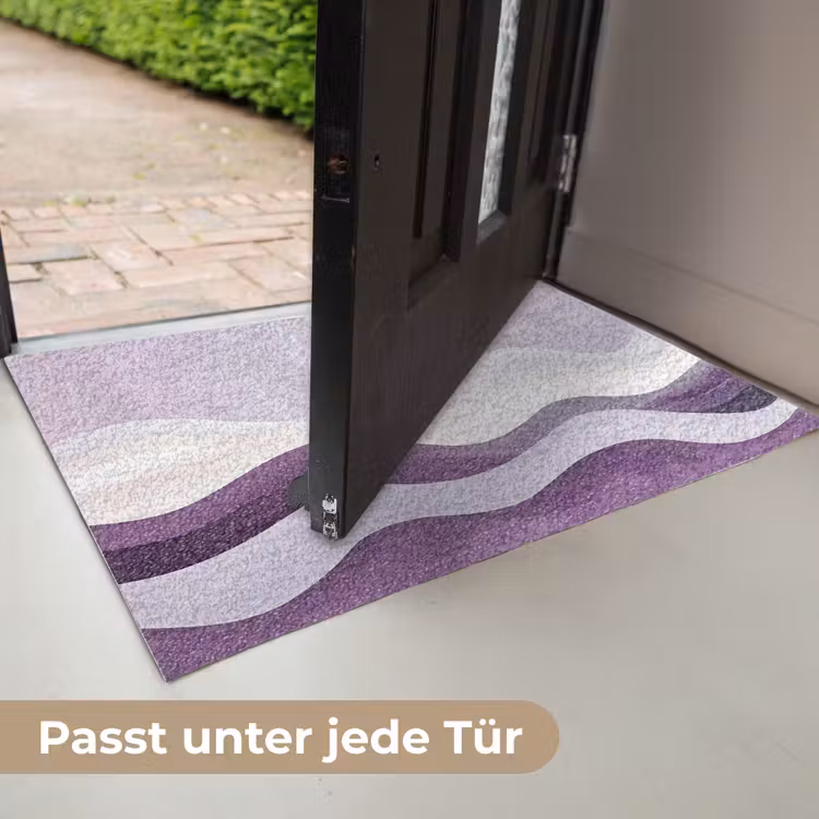Golven - Heuvels - Abstract - Paars Deurmat klein -USP_DE