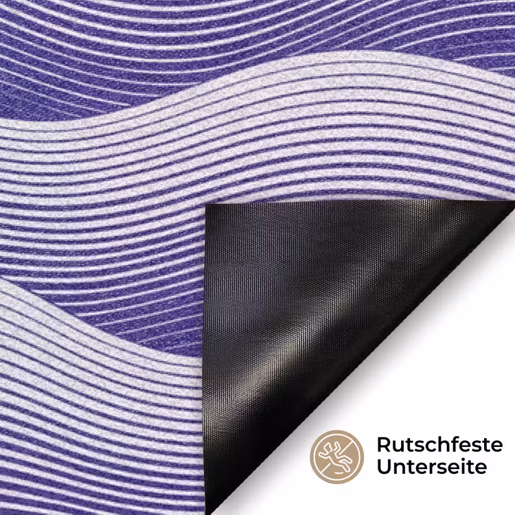 Golven - Zon - Natuur - Abstract - Rood Deurmat klein -antislip_DE