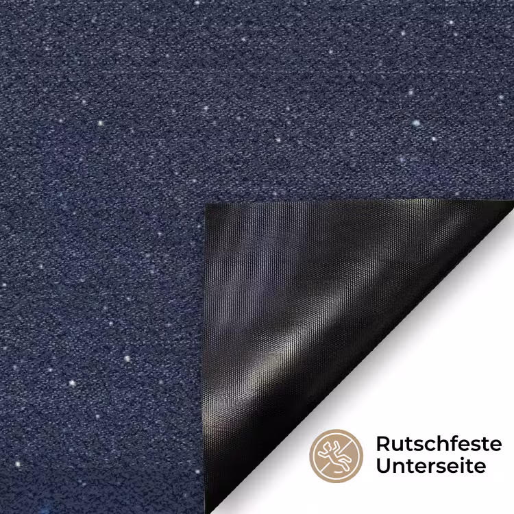Ruimte - Maan - Kosmos Deurmat klein -antislip_DE