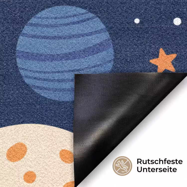 Ruimte - Planeten - Kleurrijk Deurmat klein -antislip_DE