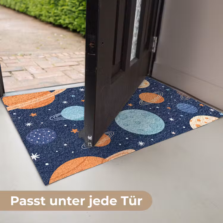 Ruimte - Planeten - Kleurrijk Deurmat klein -USP_DE