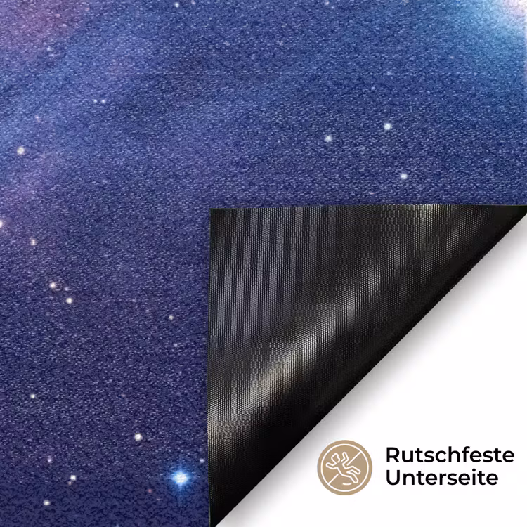 Ruimte - Sterren - Kleurrijk Deurmat klein -antislip_DE