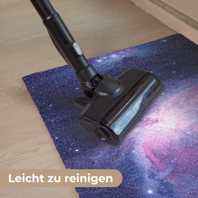 Ruimte - Sterren - Kleurrijk Deurmat klein -reinigen_DE