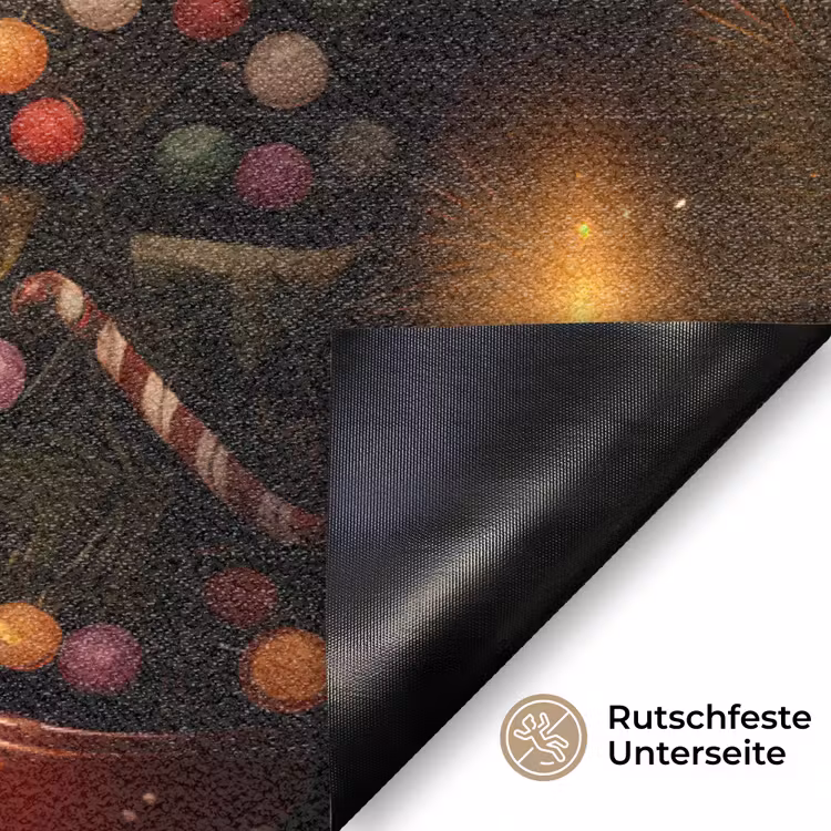 Gnooms - Kerst - Raam - Kleurrijk Deurmat klein -antislip_DE