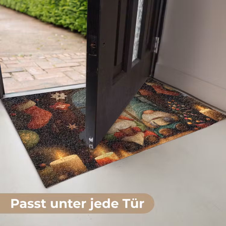 Gnooms - Kerst - Raam - Kleurrijk Deurmat klein -USP_DE