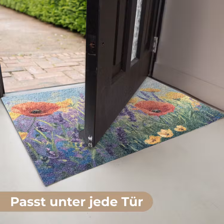 Weide - Bloemen - Kleurrijk Deurmat klein -USP_DE