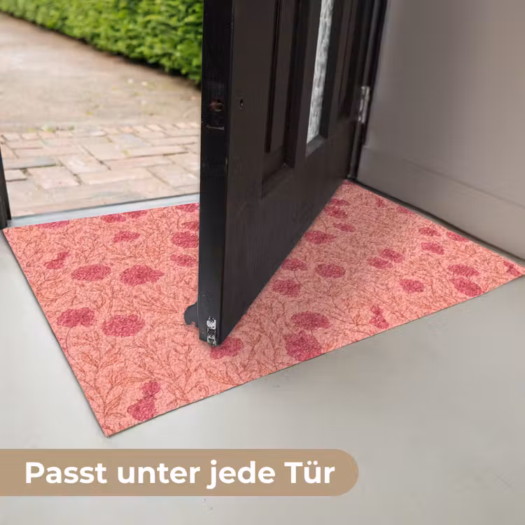 Weidebloemen - Romantisch - Roze Deurmat klein 898 -USP_DE