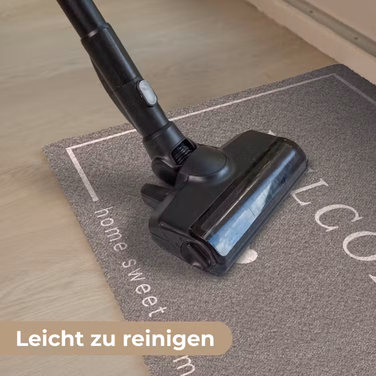 Welkom - Bruin Deurmat klein -reinigen_DE