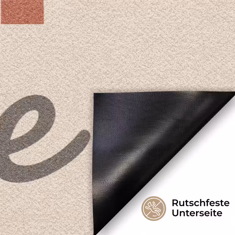 Welkom - Regenboog - Kleurrijk Deurmat klein -antislip_DE