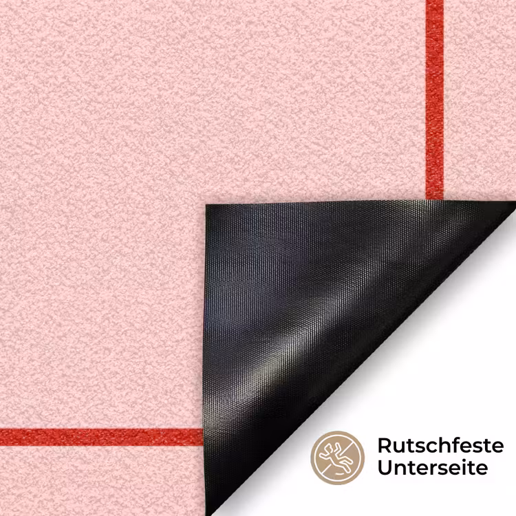 Welkom - Strik - Roze Deurmat klein -antislip_DE