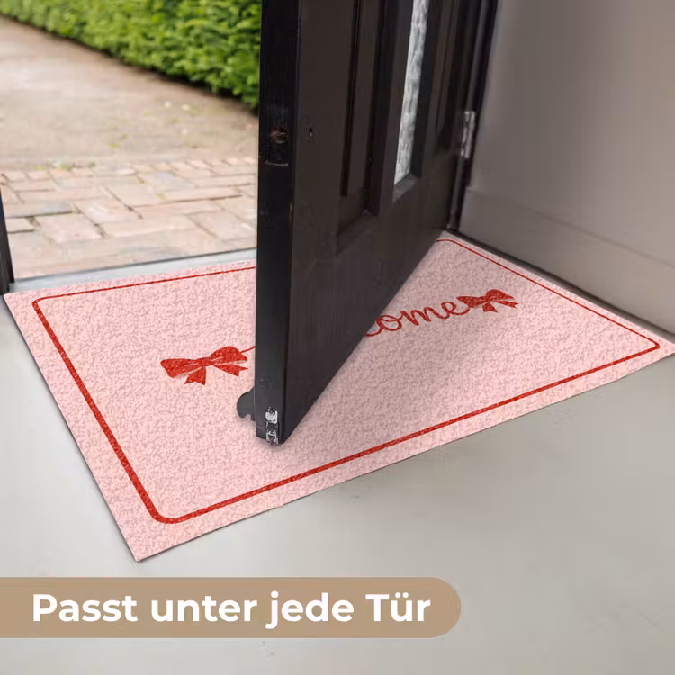 Welkom - Strik - Roze Deurmat klein -USP_DE