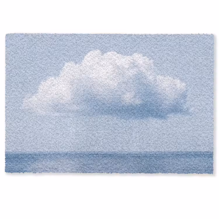 Fußmatte - Wolke – Regen – Natur - Wolk - Regen - Natuur Deurmat klein