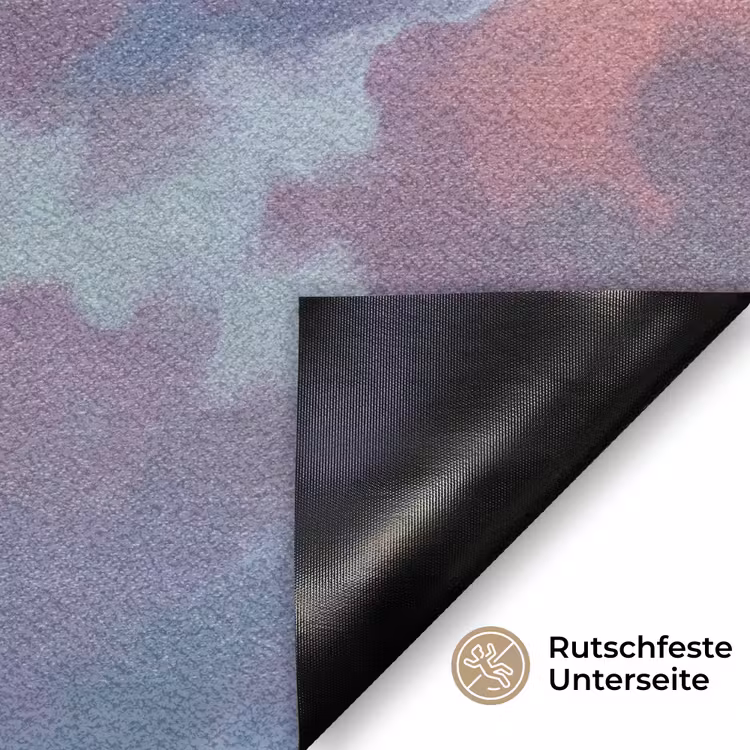 Wolken - Lucht - Natuur - Abstract - Kleurrijk Deurmat klein -antislip_DE