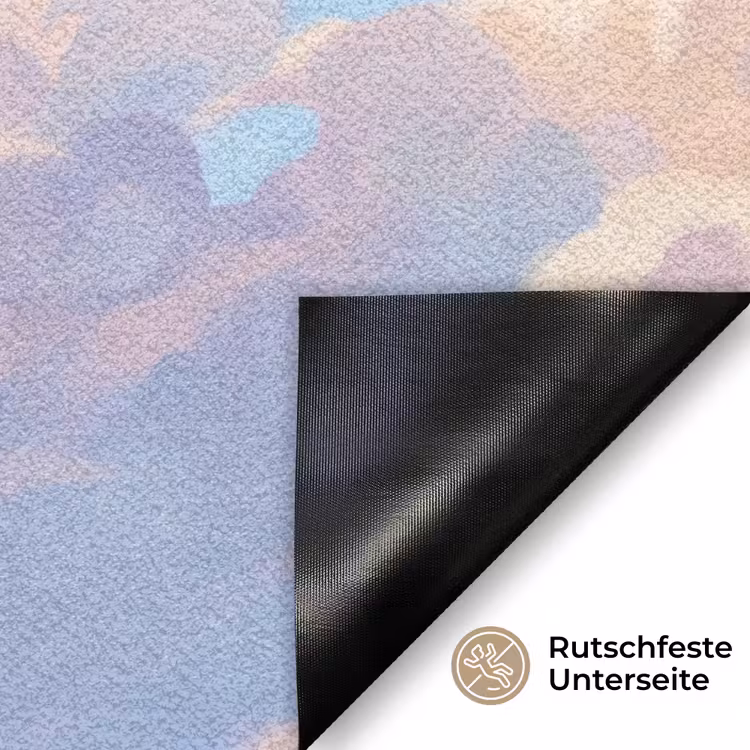 Wolken - Lucht - Natuur - Blauw Deurmat klein -antislip_DE