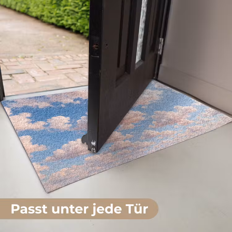 Wolken - Hemel - Natuur - Licht - Blauw Deurmat klein -USP_DE