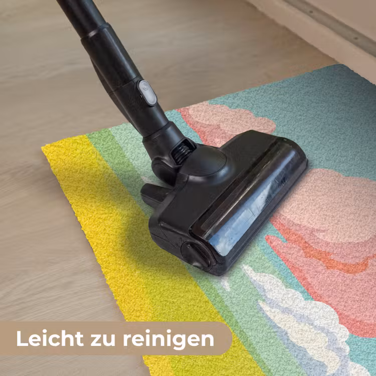Wolken - Roze - Natuur - Modern - Pastel Deurmat klein -reinigen_DE