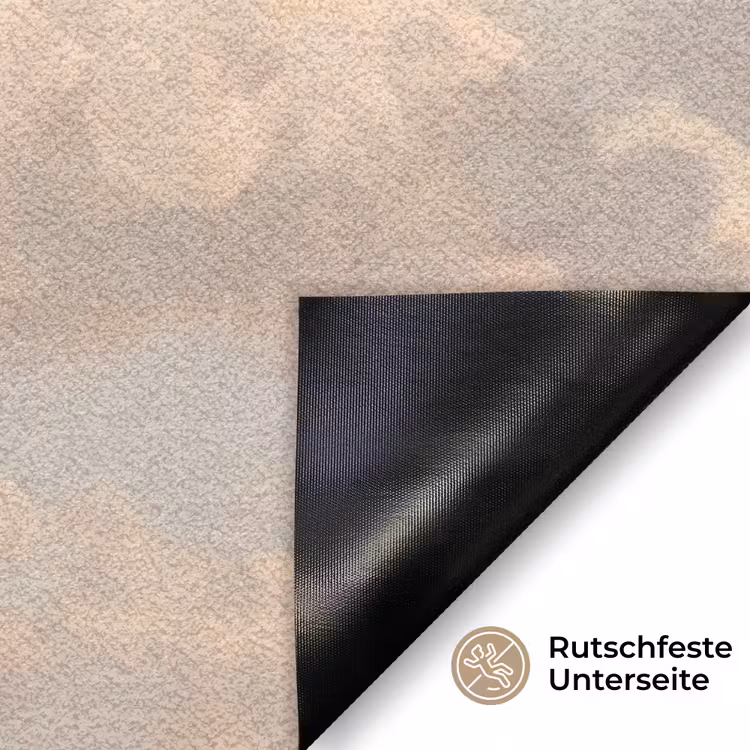 Wolken - Zacht - Natuur - Klassiek - Beige Deurmat klein -antislip_DE