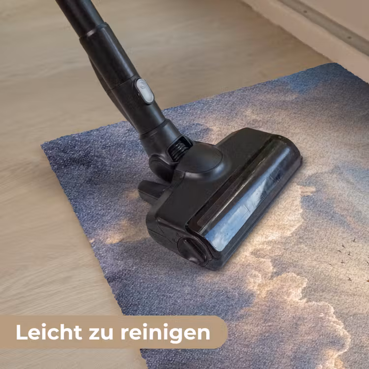 Wolken - Zonnestralen - Natuur - Wit Deurmat klein -reinigen_DE