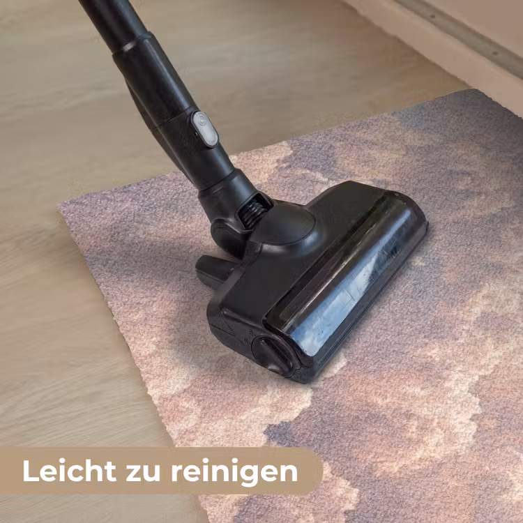 Wolken - Zonsondergang - Natuur - Pastel - Roze Deurmat klein -reinigen_DE