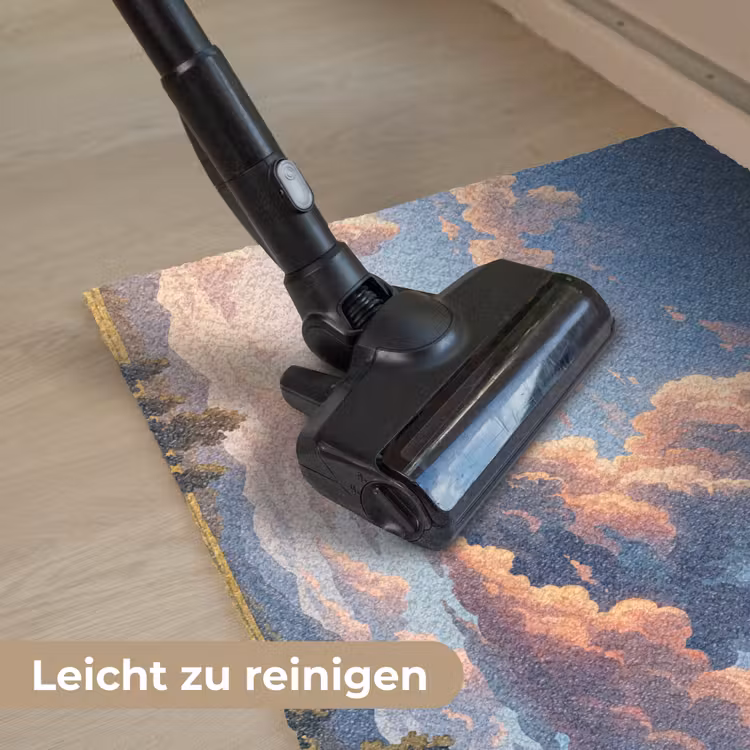 Wolken - Daghemel - Natuur - Illustratie - Oranje Deurmat klein -reinigen_DE