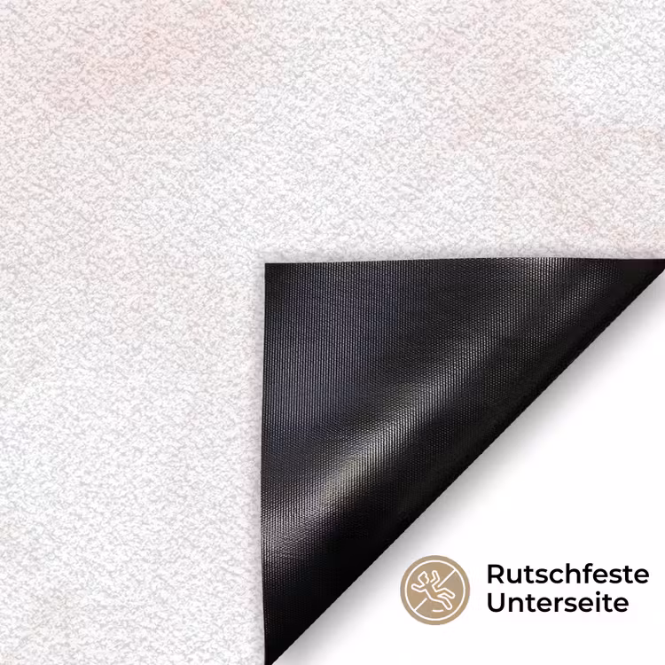 Wolkenstructuur - Roze - Marmer Deurmat klein 898 -antislip_DE