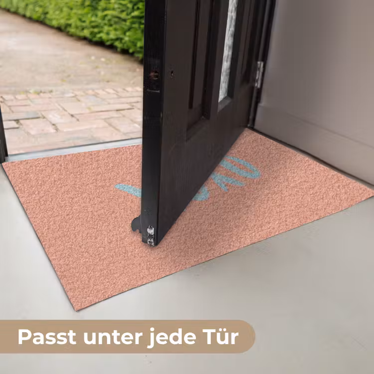 XOXO - Blauw - Perzikkleur Deurmat klein -USP_DE