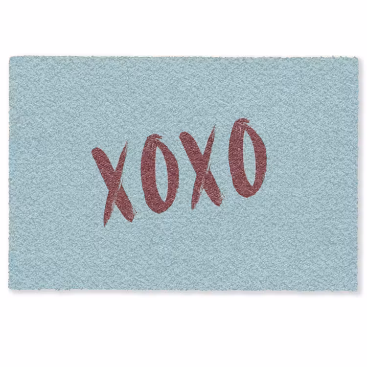 XOXO - Blauw - Rood Deurmat klein -zkaufland3d