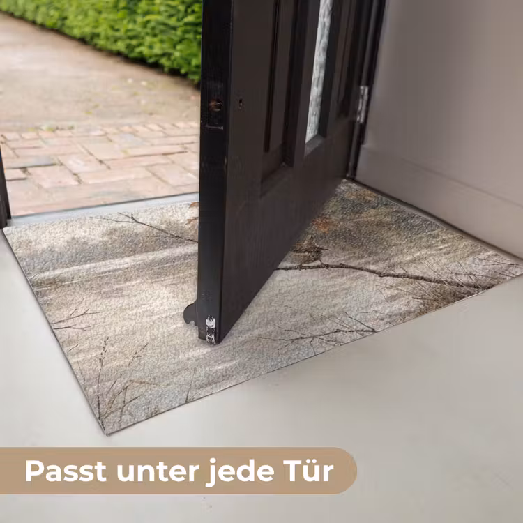 Winterkoninkje - Tak - Rivier - Natuur - Sfeervol Deurmat klein -USP_DE