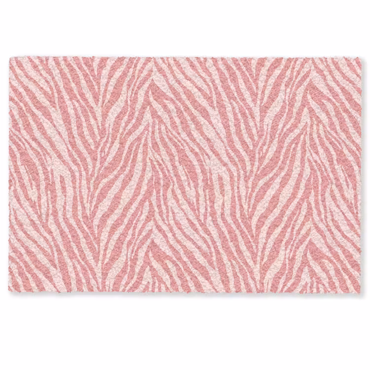 Zebra - Print - Roze Deurmat klein 898 -zkaufland3d