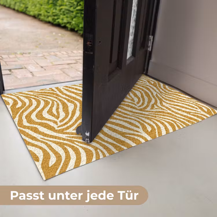 Zebra - Klassiek - Oker - Geel Deurmat klein 898 -USP_DE