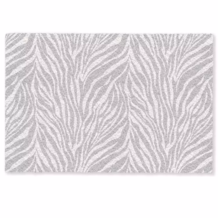 Zebra - Motief - Grijs Deurmat klein 898 -zkaufland3d