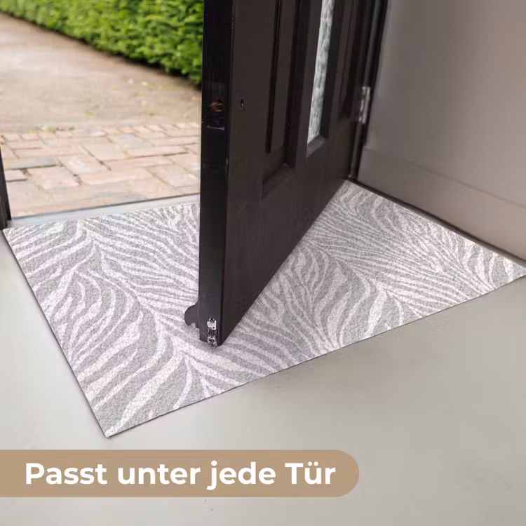 Zebra - Motief - Grijs Deurmat klein 898 -USP_DE