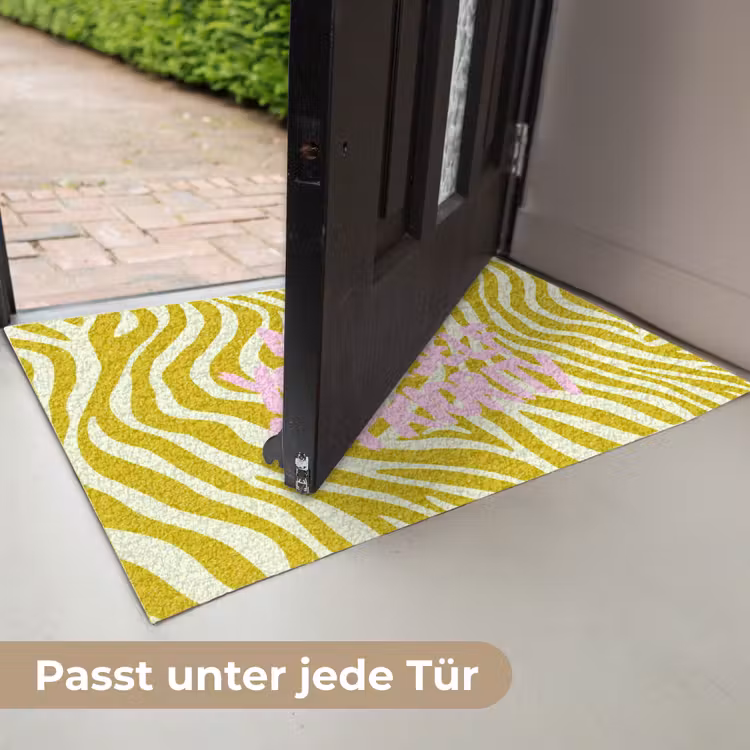 Zebraprint - Priority - Roze Deurmat klein -USP_DE