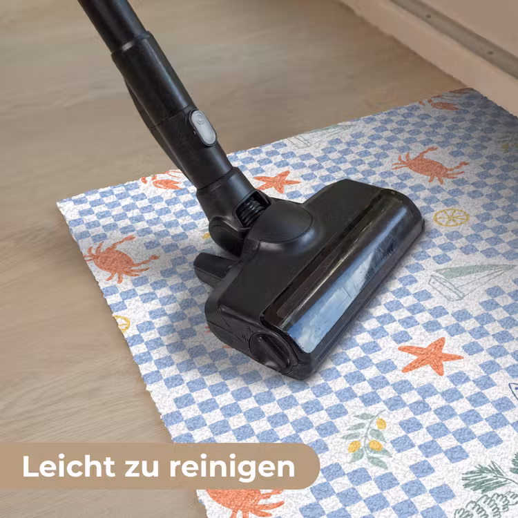 Zee - Patroon - Zeilboot - Blauw Deurmat klein 898 -reinigen_DE