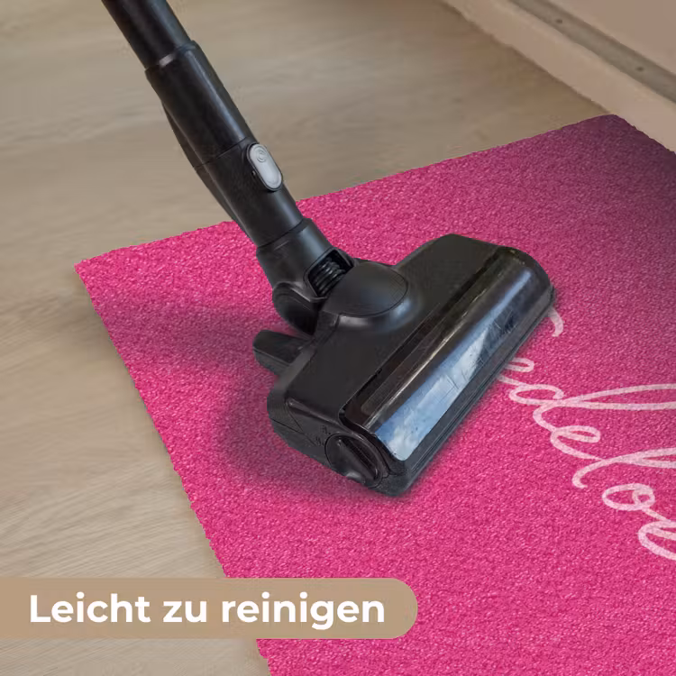 Toedeloe - Roze Deurmat klein -reinigen_DE