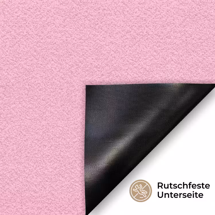 Toedeloe - Roze - Minimalistisch Deurmat klein -antislip_DE