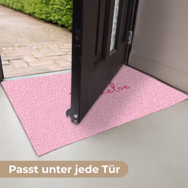 Toedeloe - Roze - Minimalistisch Deurmat klein -USP_DE