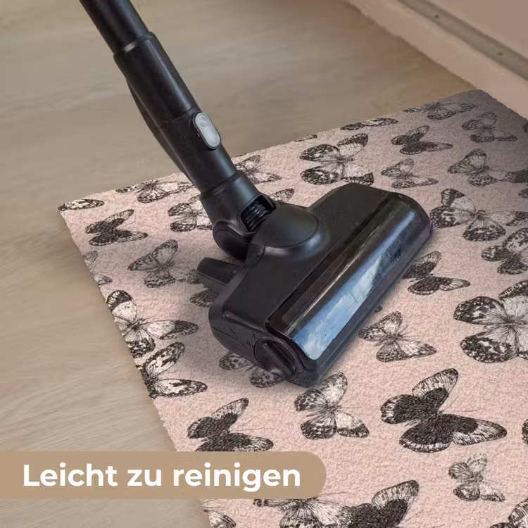 Tijdloos - Vlinders - Perzik Deurmat klein 898 -reinigen_DE