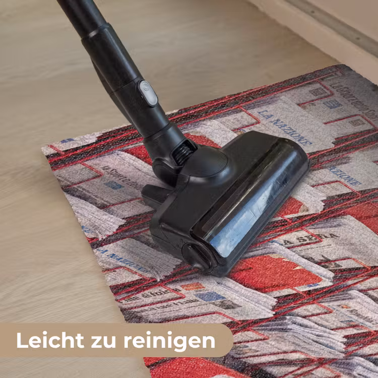 Kranten - Rek - Stedelijk - Dagelijks leven - Rood Deurmat klein -reinigen_DE
