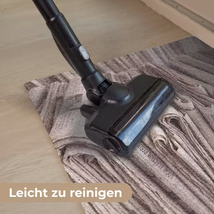 Kranten - Stapel - Nieuws - Vintage - Beige Deurmat klein -reinigen_DE